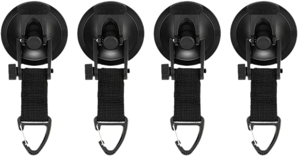 4 Pack Adjustable Strap Hooks for Tarp Tent Secure Attachment Multi Functional