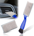 2-in-1 Interior Cleaner Brush for Car Ventilation & Dashboard - Microfiber Dust Cleaning Tool