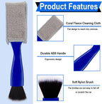2-in-1 Interior Cleaner Brush for Car Ventilation & Dashboard - Microfiber Dust Cleaning Tool