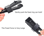 8 Pack Black Tarp Clips with Eyelets Heavy Duty Tent Canvas Clamps for Camping Caravan Awning Boat Outdoor Use