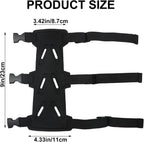 Archery Arm Guards - 1 Piece - Black - Adjustable - Wrist & Forearm Protection - Unisex - Suitable for Teens & Adults