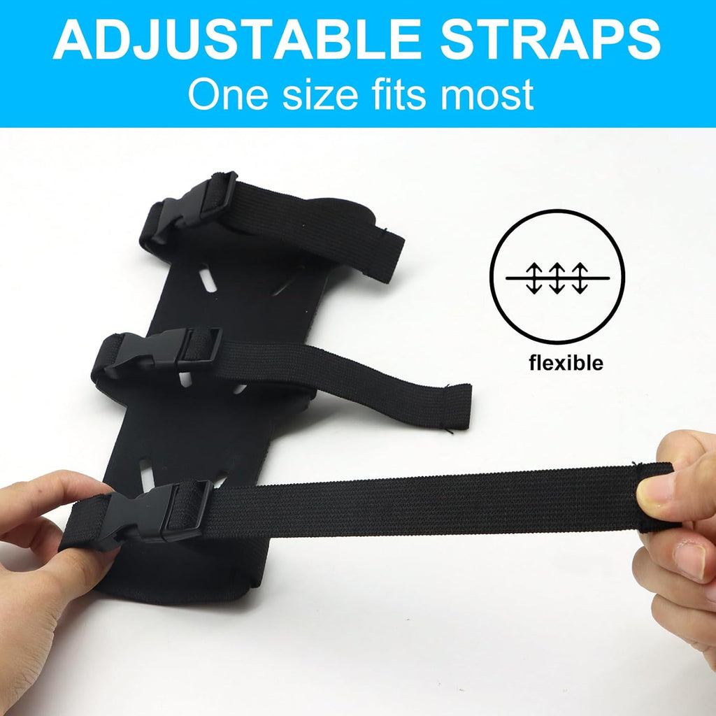 Archery Arm Guards - 1 Piece - Black - Adjustable - Wrist & Forearm Protection - Unisex - Suitable for Teens & Adults