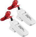 2 Pack Heavy-Duty Automatic Boat Bilge Pump Float Switch | Moisture Tight, Ignition Protected - 12/24/32VDC, 20A, Ultrasonic Welding Seals, for Boats Electric Water Pumps