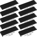10 Pcs Boat Trailer Bunk Slide Pads and Boat Trailer Glide Bunk Enders 10.25'' x 3.1'' Boat Trailer Bunk Slicks for Easier Launching and Loading Boat Trailer Parts and Accessories