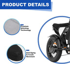 Ridstar Q20 Seat Cover, EBike Seat Cover, Non-Slip Waterproof Leather, Protecting Your Electric Bike Seat, for Ridstar Q20/Q20 Pro Lite