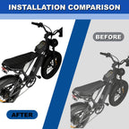Ridstar Q20 Seat Cover, EBike Seat Cover, Non-Slip Waterproof Leather, Protecting Your Electric Bike Seat, for Ridstar Q20/Q20 Pro Lite