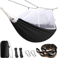 Camping Hammock with Mosquito Netting and Tree Straps - Sturdy Up to 450lbs for Outdoor, Backyard, Backpacking, Hiking