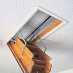 Attic Stairs Insulation Cover Tent Premium Energy Saving, 25”x54”x11” for Pull Down Stairs, Double Bubble Reflective Radiant Barrier Reflects 95% of Radiant Heat