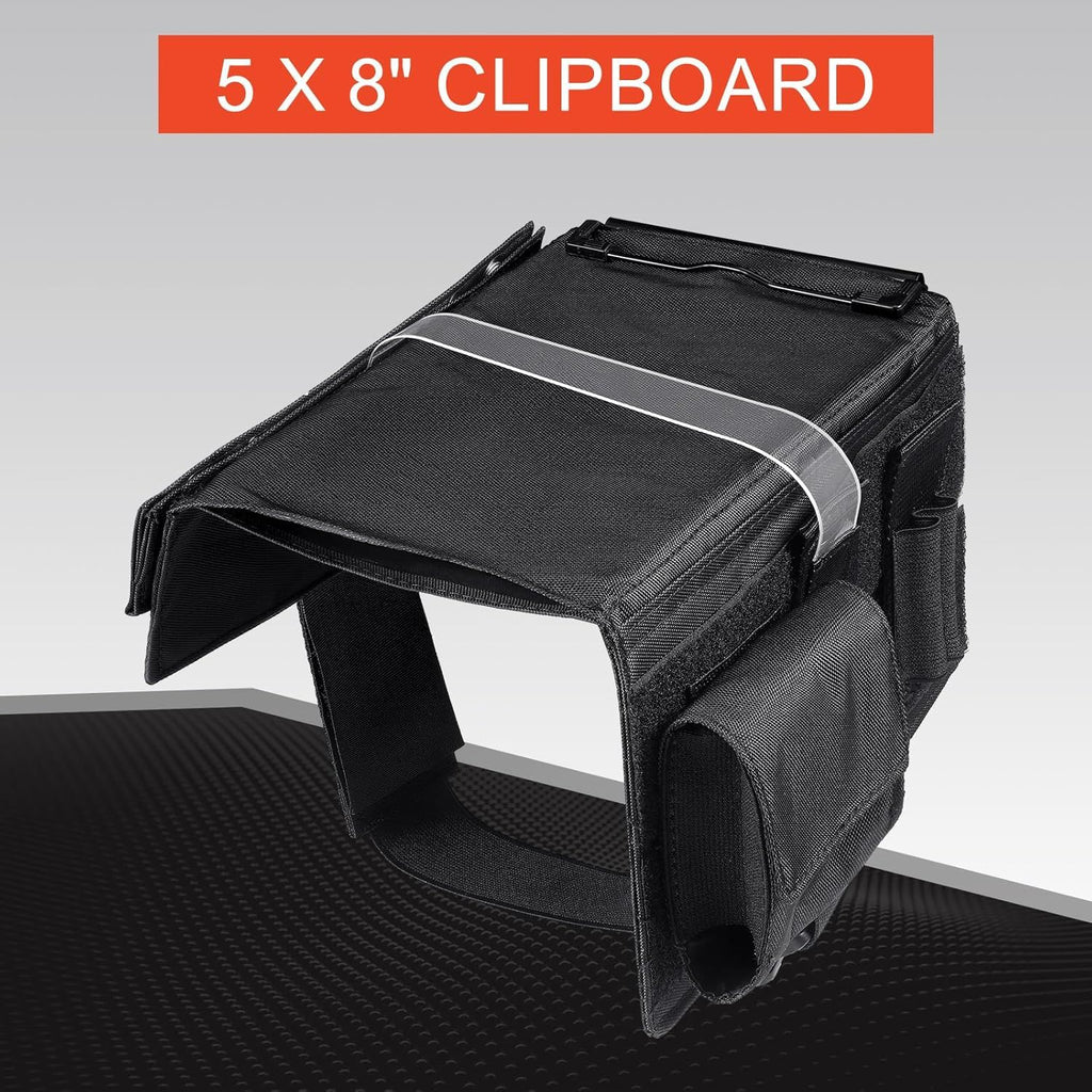 Reversible Kneeboard Pilot Black Classic Clipboard & Pen Holder Kneeboard Aviation for Professional Pilots, General Aviation