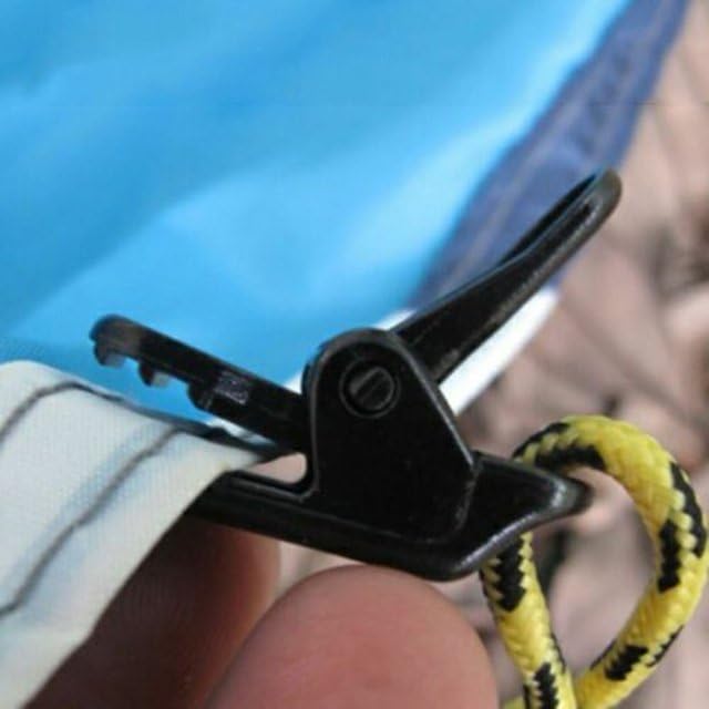 20pcs Small Tarp Clips Duty Lock Grip, Tent Awning Clamp For