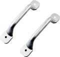 2PCS Boat Cleat Grab Rail Handles Aluminum Fishing Rowboat Duck Jon Row Transom