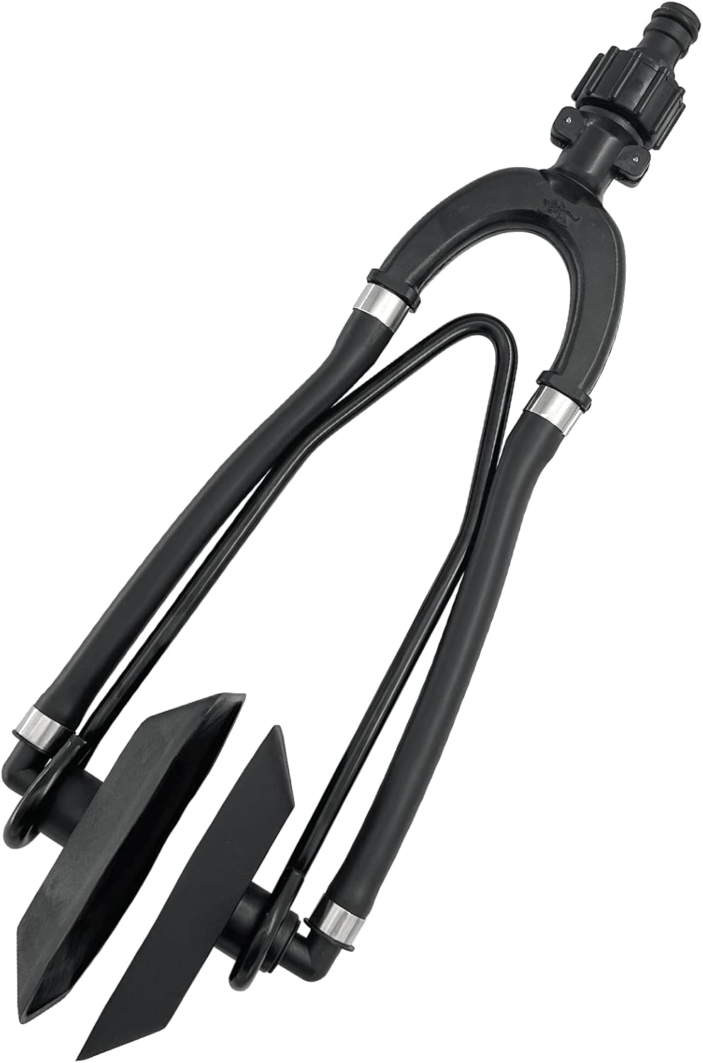 Universal Rectangular Dual Water Feed Outboard Motor Flusher Boat Ear Muff Engine for Marine