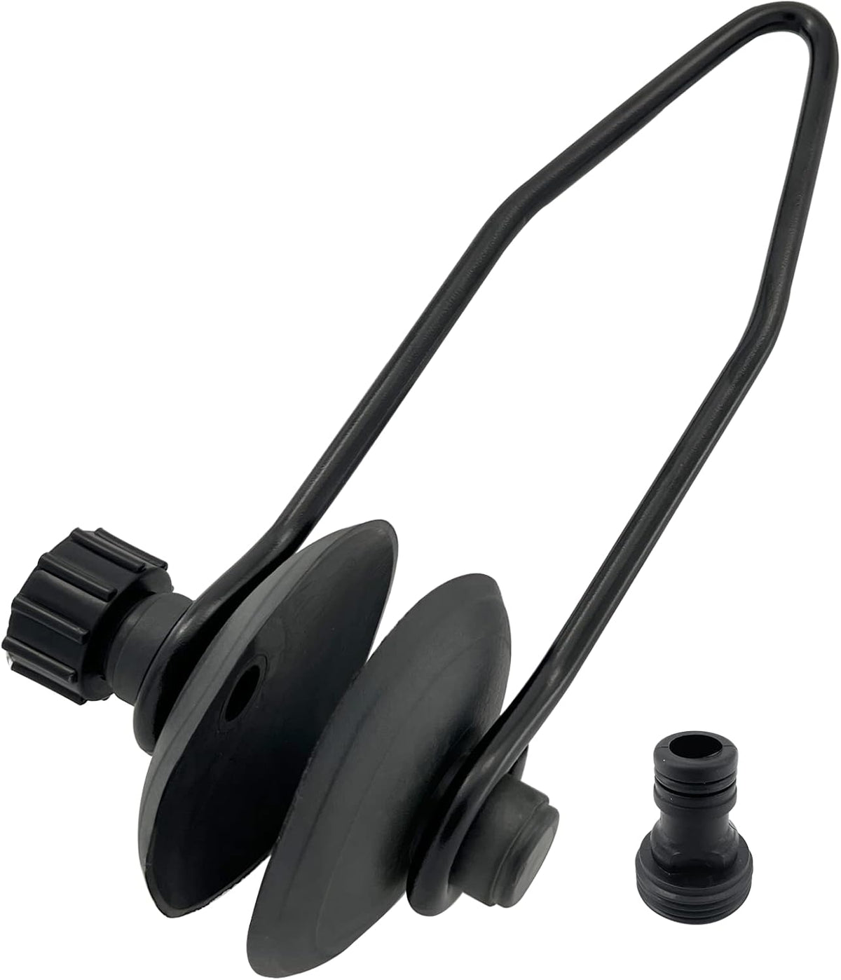 Universal Round Muff Motor Flusher for Boats - Flush Away Sand, Silt and Salt Boat Water Flushing kit Outboard