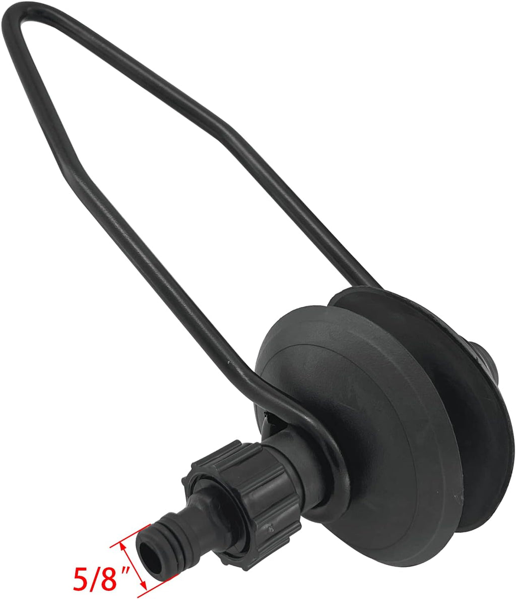 Universal Round Muff Motor Flusher for Boats - Flush Away Sand, Silt and Salt Boat Water Flushing kit Outboard