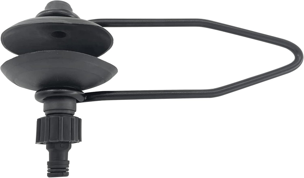 Universal Round Muff Motor Flusher for Boats - Flush Away Sand, Silt and Salt Boat Water Flushing kit Outboard