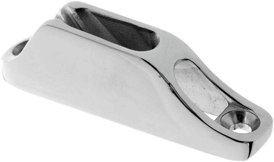 2pcs Boat Rope Clam Cleat 18 x 82mm Stainless Steel for 3 to 5mm Line fit Kayak
