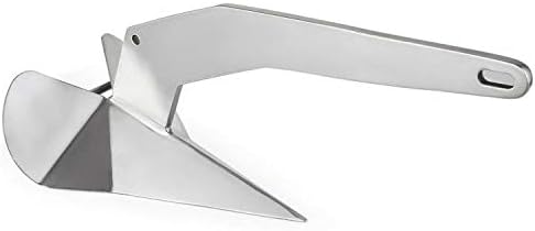 Stainless Steel Delta/Wing Style Boat Anchor Heavy Duty Triangular 11lb / 13lb 16lb /17.5lb 22lb 33lb 35lb Wing Triangle  13 lb/6 kg