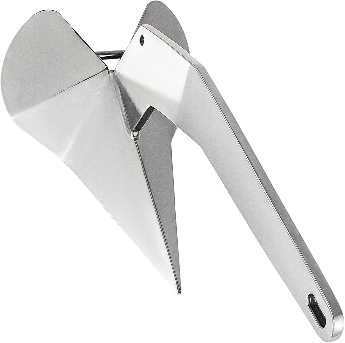 Stainless Steel Delta/Wing Style Boat Anchor Heavy Duty Triangular 11lb / 13lb 16lb /17.5lb 22lb 33lb 35lb Wing Triangle  13 lb/6 kg