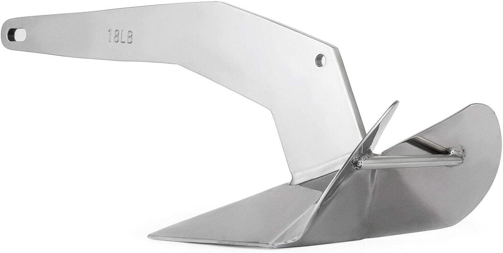 Stainless Steel Delta/Wing Style Boat Anchor Heavy Duty Triangular 11lb / 13lb 16lb /17.5lb 22lb 33lb 35lb Wing Triangle  13 lb/6 kg