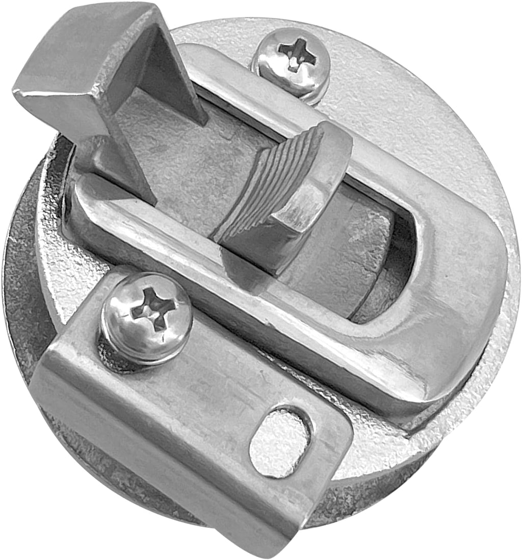 Boat Latches Stainless Steel 2", Latch Hatch Round Pull Marine Flush Locking Lift Handle Deck -