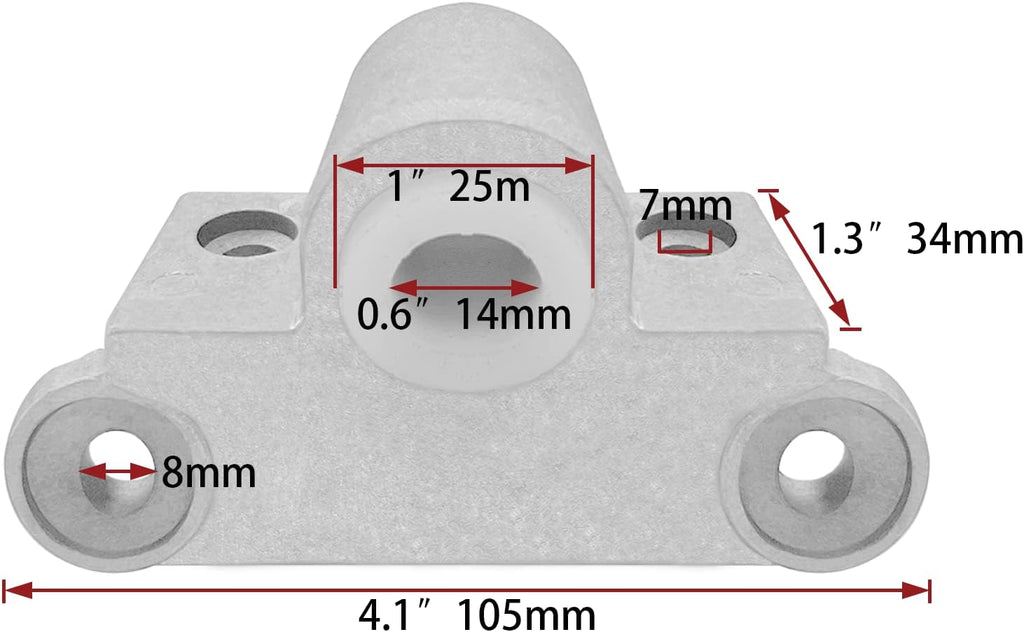 2Pcs Aluminum Boat Oar Lock Sockets Rowboat Fishing Duck Jon Right Angle Gunwale Style
