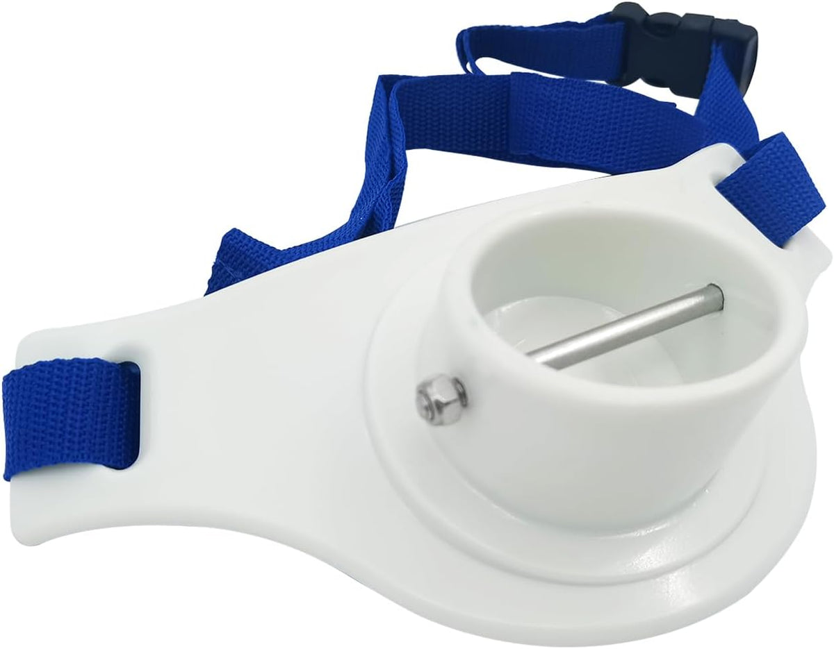 Fishing Rod Belt 2.2 Inch Inner Dia Fighting Waist Offshore Tackle Boat Holder, 360 Degree Adjustable