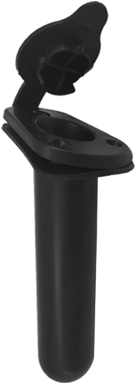 4pc Kayak Fishing Rod Holder - Plastic Flush Mount Boat Holders with Cap Cover for Canoe and Tackle Accessory