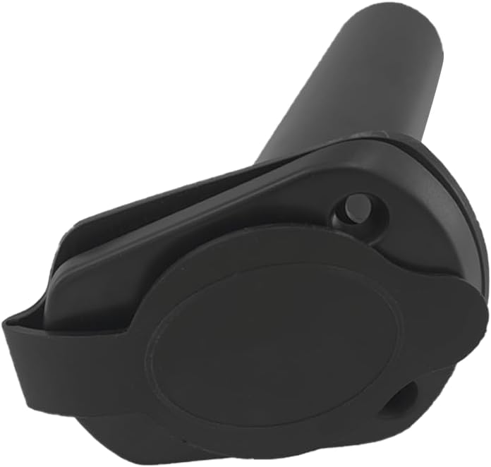 4pc Kayak Fishing Rod Holder - Plastic Flush Mount Boat Holders with Cap Cover for Canoe and Tackle Accessory