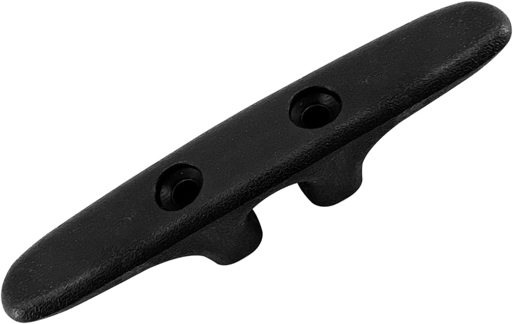 MARINRE 4 PCS Marine Black Nylon Cleat Open Base 4-1/2 in Heavy-Duty Boat Deck and Anchor Line w/Finish