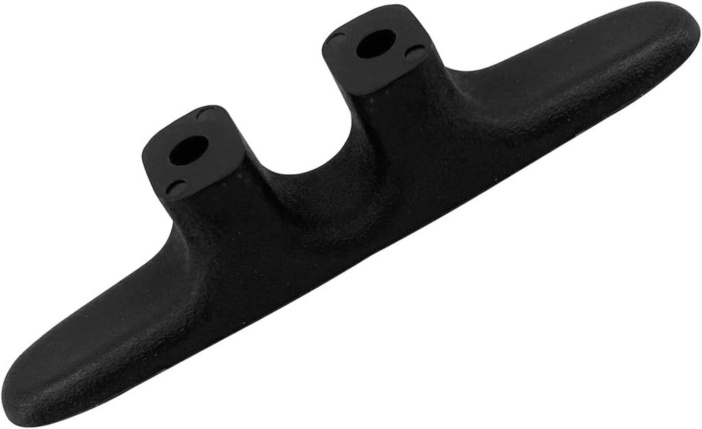 MARINRE 4 PCS Marine Black Nylon Cleat Open Base 4-1/2 in Heavy-Duty Boat Deck and Anchor Line w/Finish