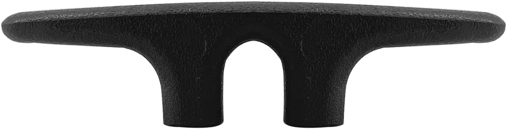 MARINRE 4 PCS Marine Black Nylon Cleat Open Base 4-1/2 in Heavy-Duty Boat Deck and Anchor Line w/Finish