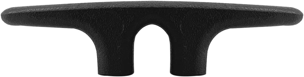 MARINRE 4 PCS Marine Black Nylon Cleat Open Base 4-1/2 in Heavy-Duty Boat Deck and Anchor Line w/Finish