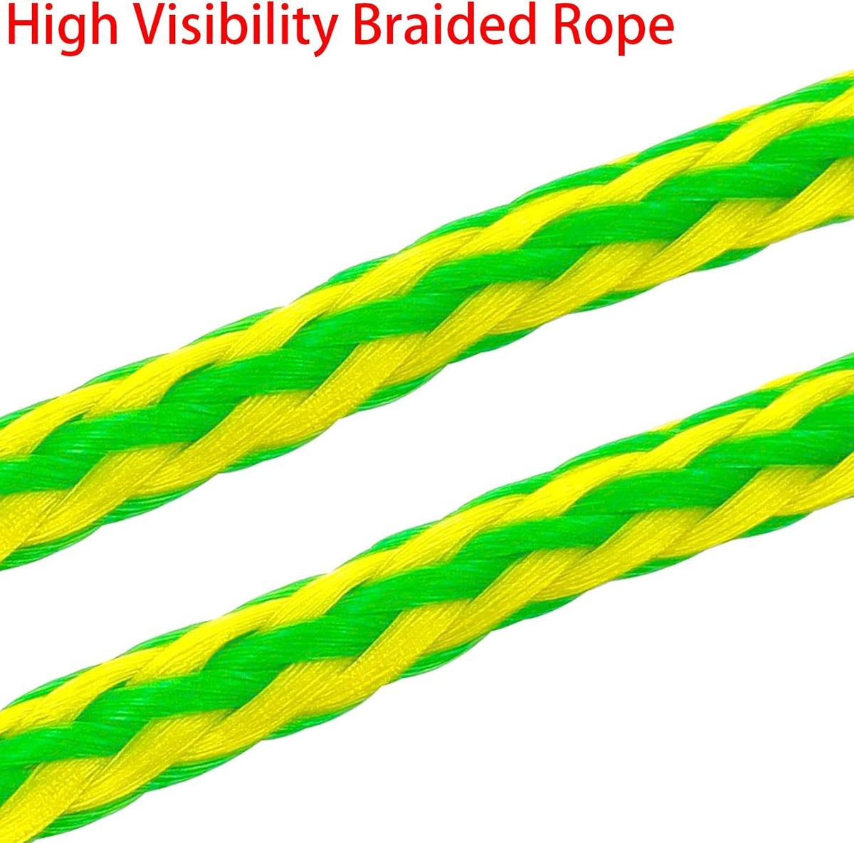 Kayak Tow Rope with Clip Dock Lines Heavy Duty Braided Line Ideal for Jet ski,watercraft Boat, Kayaking, Marine Sets of Two Ropes 1/2 Inch Diameter x 12 ft Lengths Geen
