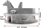 Boat Latches Stainless Steel 2", Latch Hatch Round Pull Marine Flush Locking Lift Handle Deck - Non