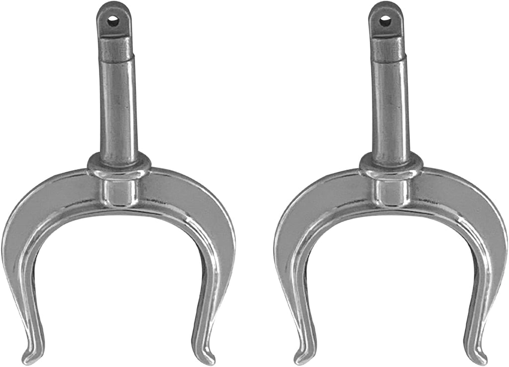 2 Pcs Stainless Steel Oar Lock Oarlock Rowlock Premium Marine Row Boat Dinghy Water Raft Kayak Canoe Side Mount