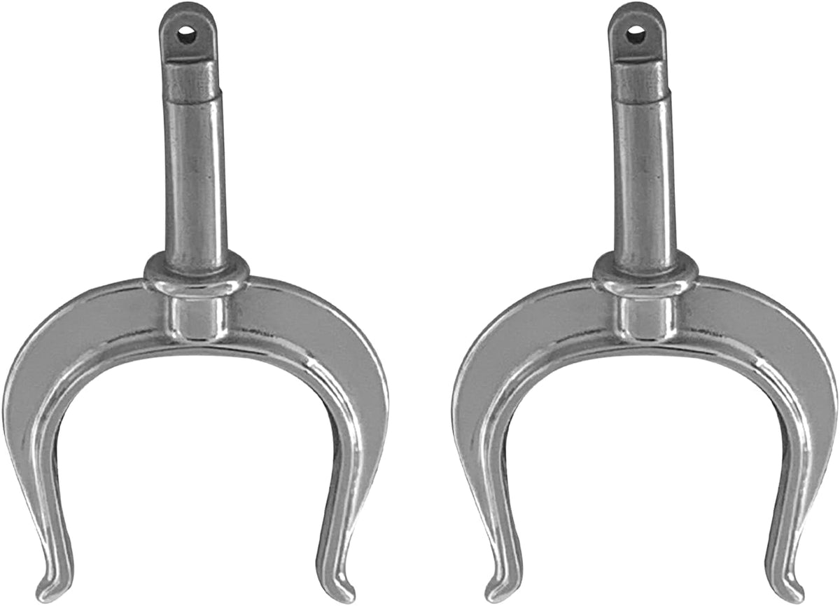 2 Pcs Stainless Steel Oar Lock Oarlock Rowlock Premium Marine Row Boat Dinghy Water Raft Kayak Canoe Side Mount