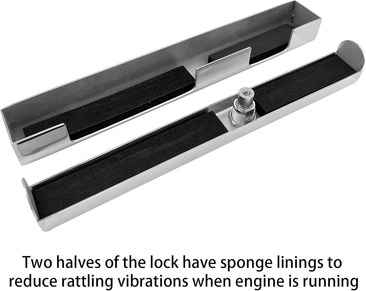 High Security Stainless Steel Boat Marine Outboard Motor Engine Lock 300mm Quick Release/Install Secures with Keys