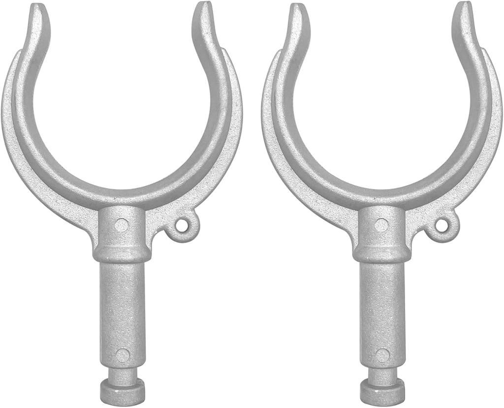 2 pcs Aluminum Oar Lock Oarlock Rowlock Premium Marine Row Boat Dinghy Water Raft Kayak Canoe Side Mount