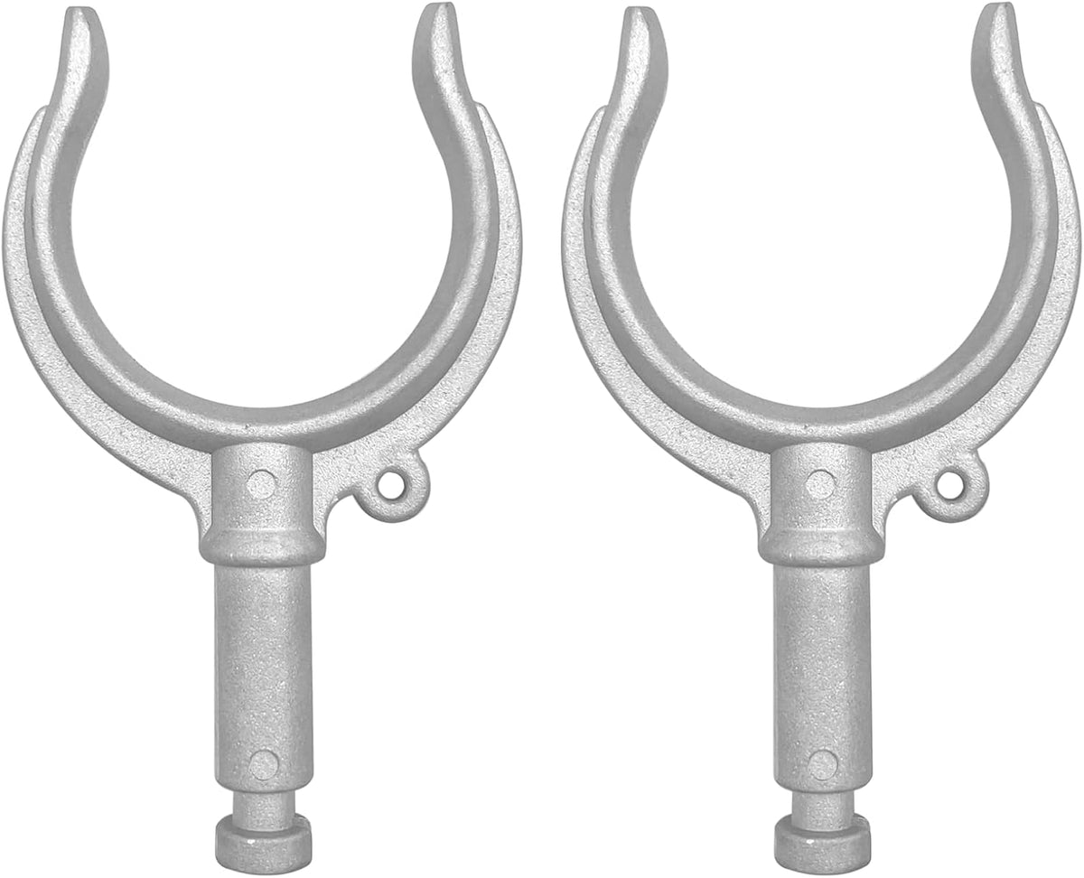 2 pcs Aluminum Oar Lock Oarlock Rowlock Premium Marine Row Boat Dinghy Water Raft Kayak Canoe Side Mount