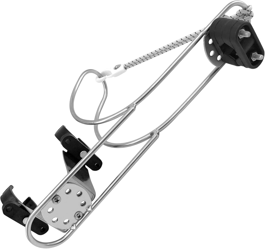Horseshoe Lifebuoy Bracket Marine Life Buoy Ring Holder Stainless Steel Polished Boat Hardware