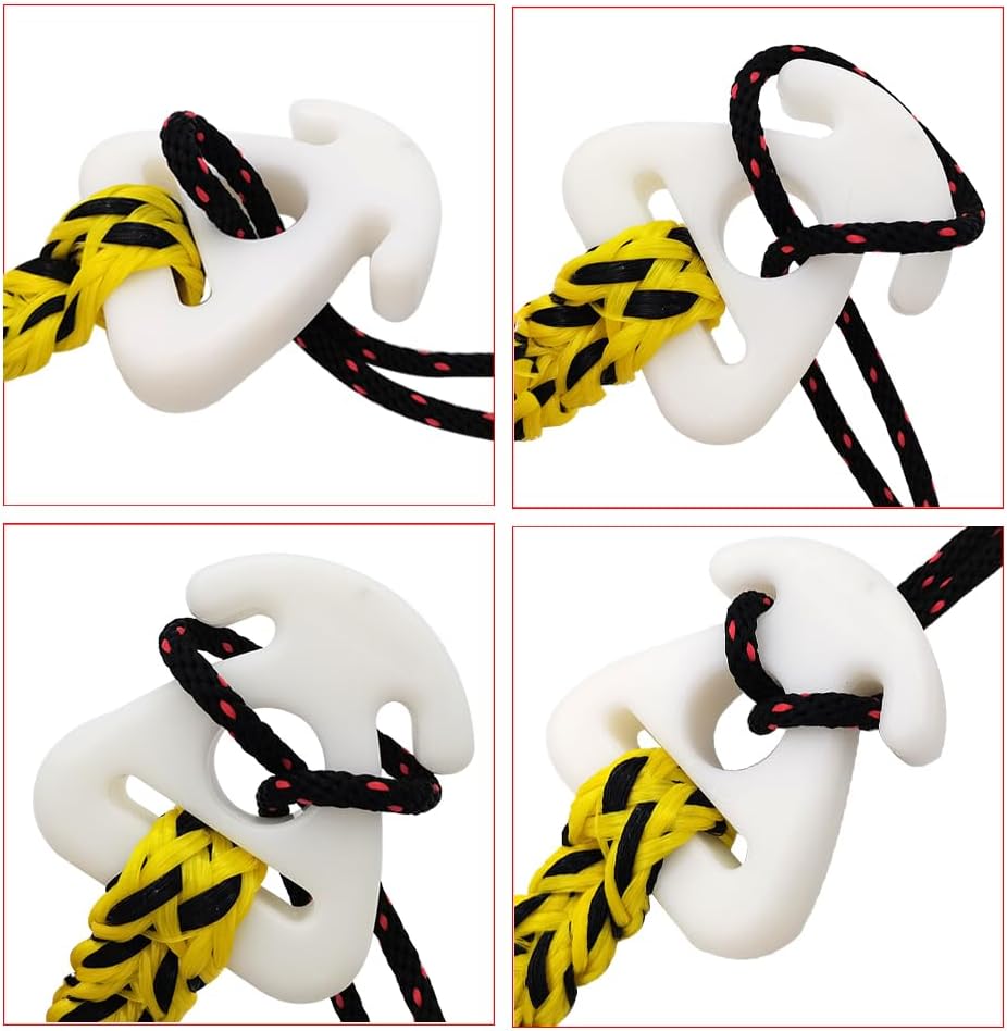 2PCS Boat Tube Towable Rope Quick Connector, Tow for Tubing Connector,Skiing, Wake Boarding with Seadoo, Jet ski, Waverunner