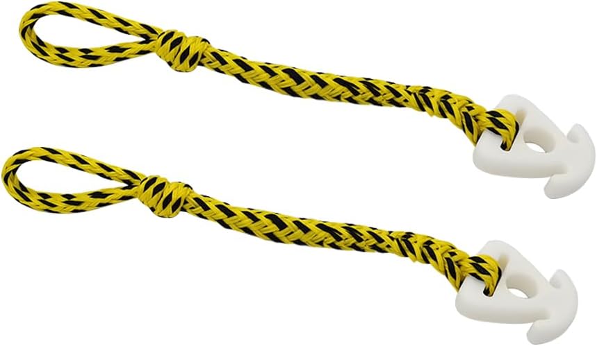 2PCS Boat Tube Towable Rope Quick Connector, Tow for Tubing Connector,Skiing, Wake Boarding with Seadoo, Jet ski, Waverunner