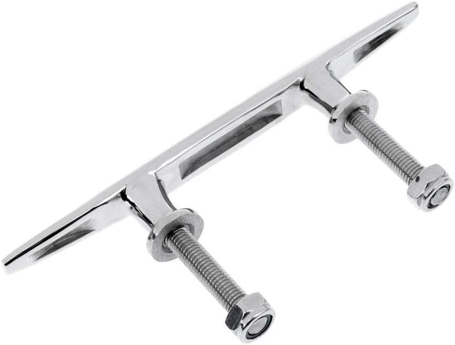 Burn Buddy  Boat Cleat Open Base Cleat, Dock All 316 Stainless Steel Mooring Accessories