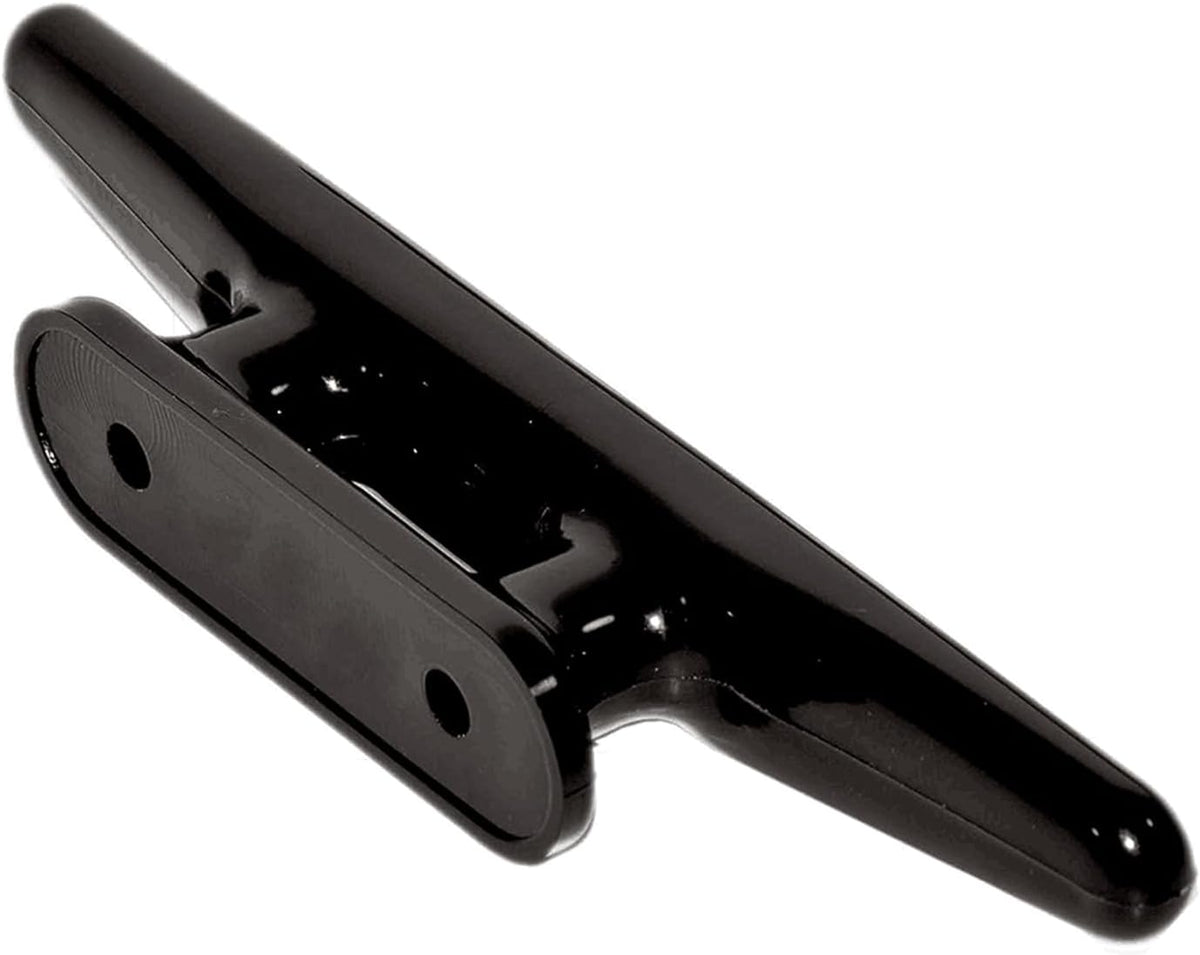 4 Pack Boat Cleat Black Nylon Dock Kayak Cleat,4/6/8 inch with Fasteners