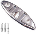 Boat Folding Cleat 8-1/2" Flip-up Heavy Dock Marine Grade 316 Stainless Steel