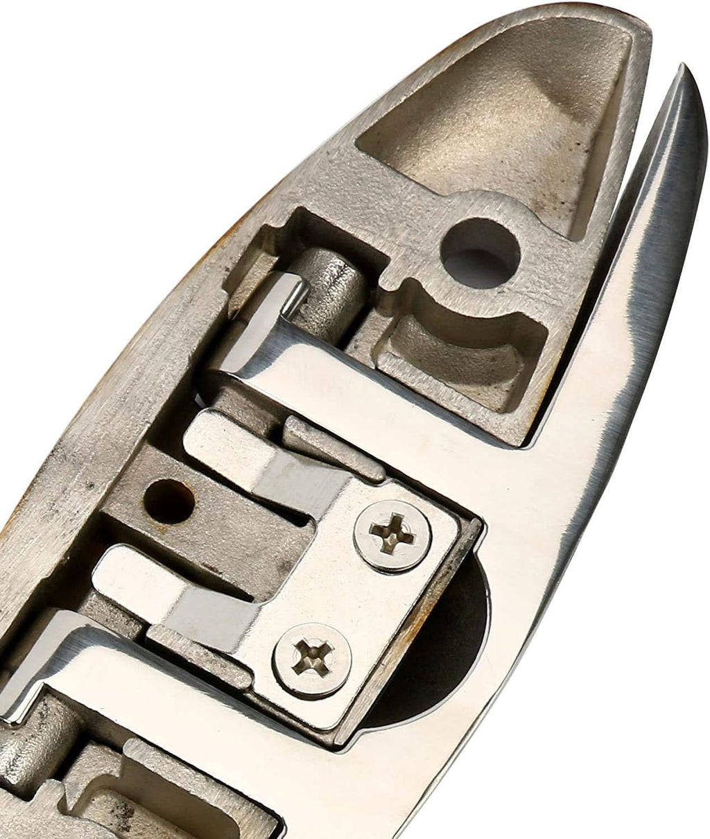 Boat Folding Cleat 8-1/2" Flip-up Heavy Dock Marine Grade 316 Stainless Steel