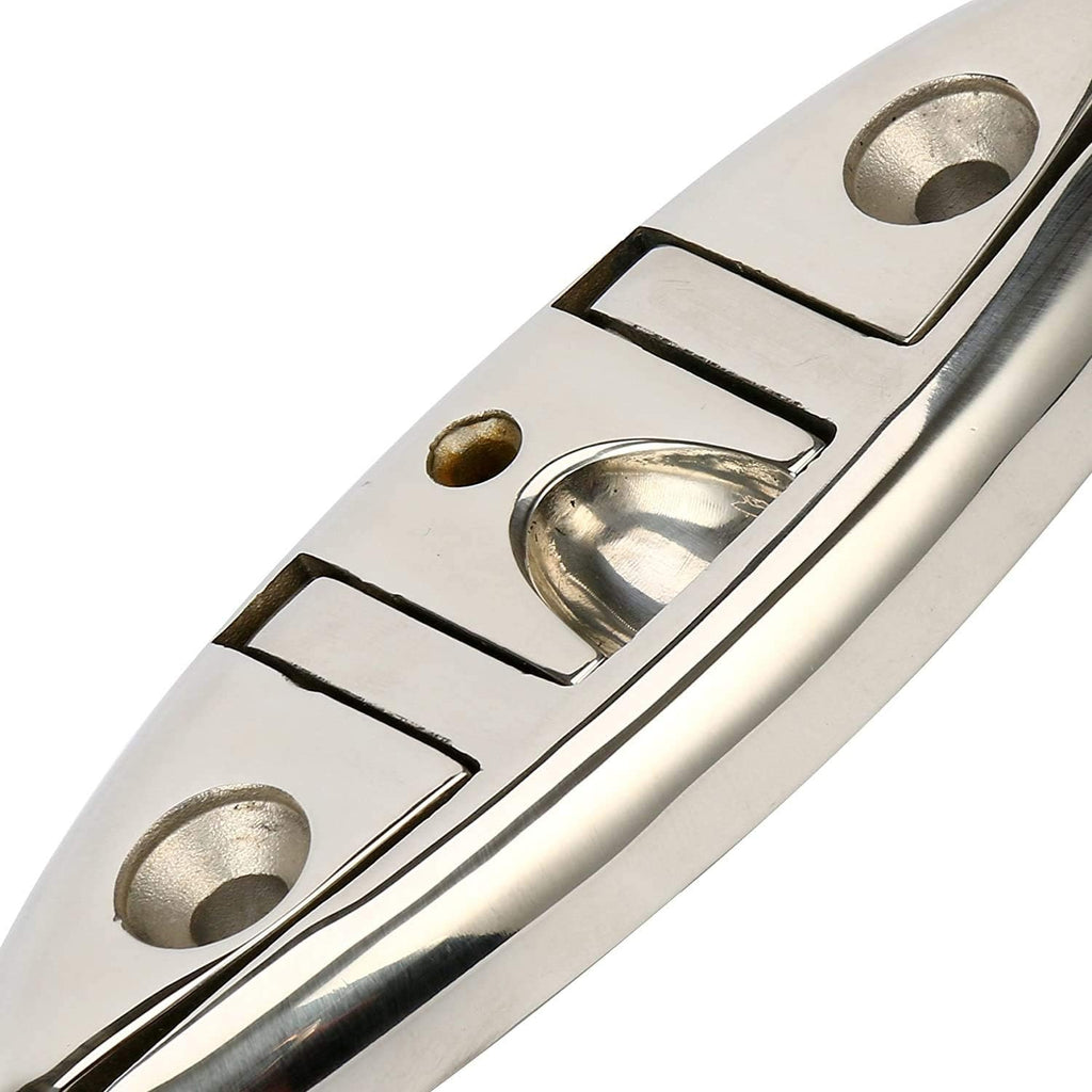Boat Folding Cleat 8-1/2" Flip-up Heavy Dock Marine Grade 316 Stainless Steel