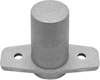 2Pcs Top Mount Aluminum Oar Lock Socket Holder T-Shaped Closed Bottom Boat Hardware Replacement for Boat/Yacht Parts
