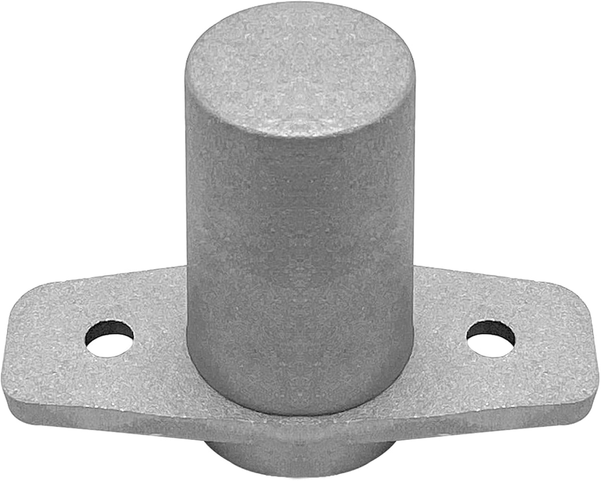 2Pcs Top Mount Aluminum Oar Lock Socket Holder T-Shaped Closed Bottom Boat Hardware Replacement for Boat/Yacht Parts