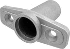2Pcs Top Mount Aluminum Oar Lock Socket Holder T-Shaped Closed Bottom Boat Hardware Replacement for Boat/Yacht Parts